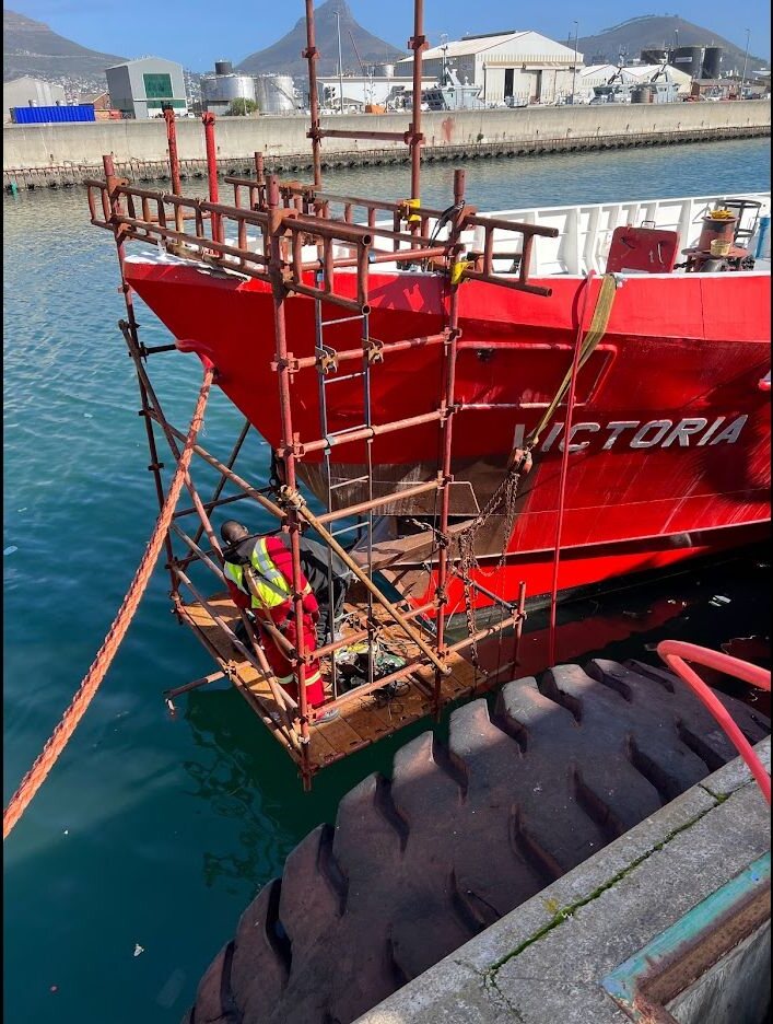 Scaffolding supporting fabrication and installation